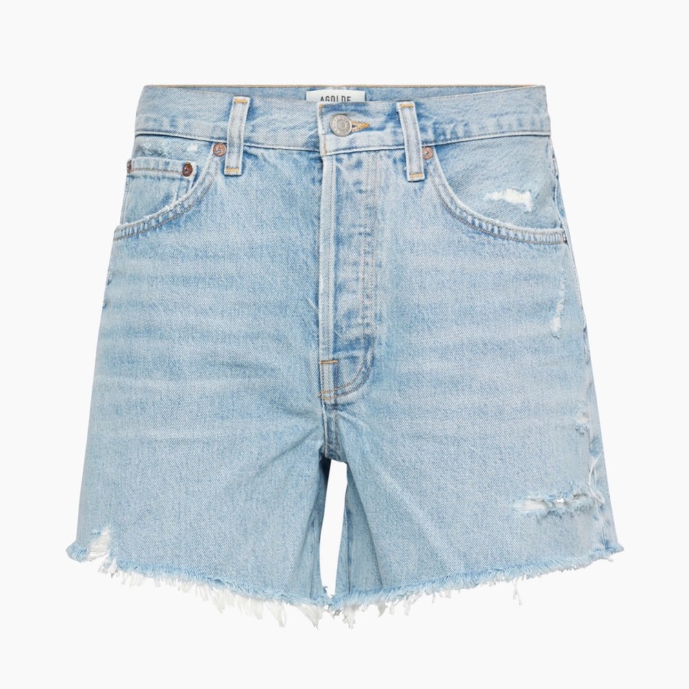 Agolde Parker Long Jean Short size 24 NWT